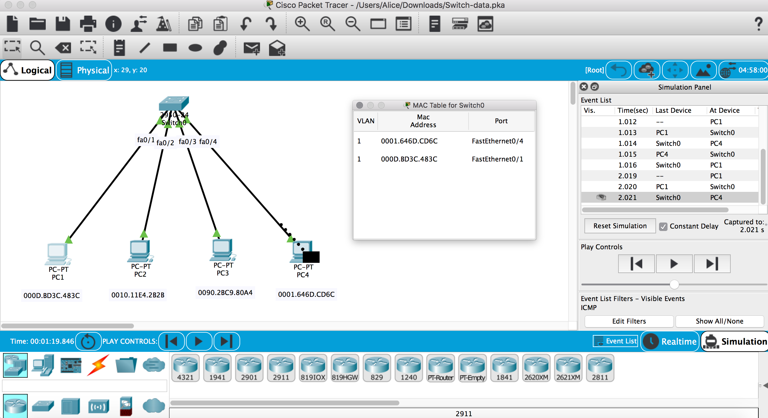 packet tracer